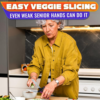 2 in 1 Kitchen Scissors for Food with Cutting Board, Safety Lock