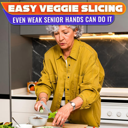 2 in 1 Kitchen Scissors for Food with Cutting Board, Safety Lock