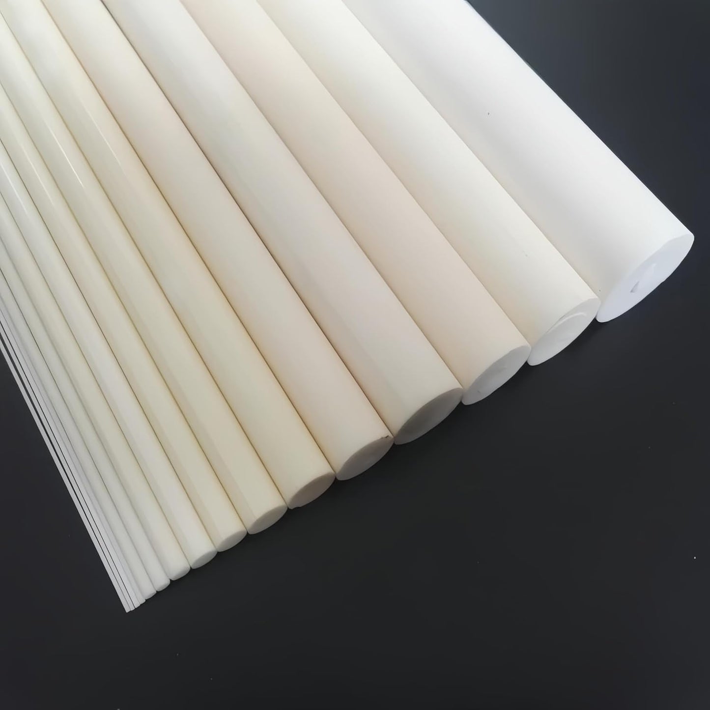 Ceramic Rods-99% Alumina Ceramic Rods,Insulation Rods,Diameter 2-18mm/Length 100mm/360mm,Machinable Ceramic Rod (φ10mm x 100mm, 1)