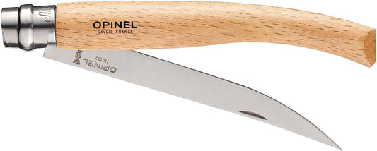 Effile Slimline Series Folding Fillet Knife – Slim Blade Folding Knife, Virobloc Locking Collar, Sustainably Harvested Wood Handles, Updated Blade Profile (Beechwood/No.12)