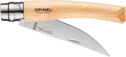 Effile Slimline Series Folding Fillet Knife – Slim Blade Folding Knife, Virobloc Locking Collar, Sustainably Harvested Wood Handles, Updated Blade Profile (Beechwood/No.12)
