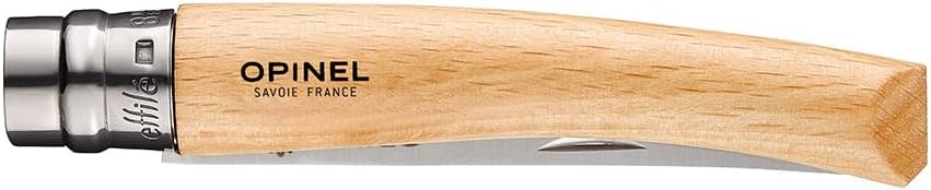 Effile Slimline Series Folding Fillet Knife – Slim Blade Folding Knife, Virobloc Locking Collar, Sustainably Harvested Wood Handles, Updated Blade Profile (Beechwood/No.12)