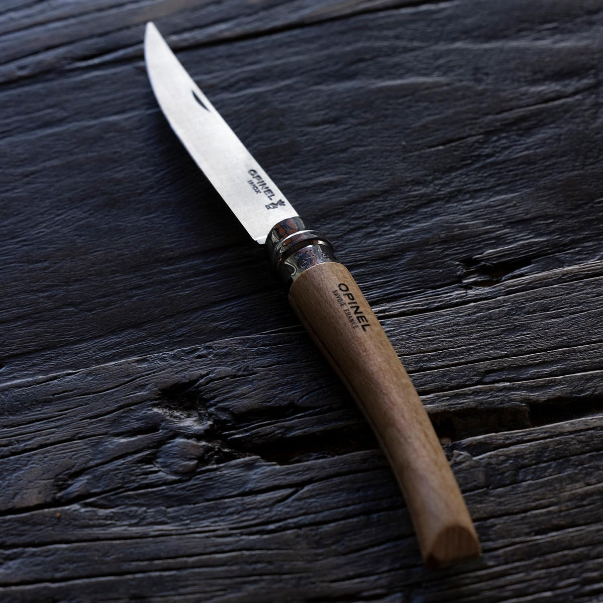 Effile Slimline Series Folding Fillet Knife – Slim Blade Folding Knife, Virobloc Locking Collar, Sustainably Harvested Wood Handles, Updated Blade Profile (Beechwood/No.12)