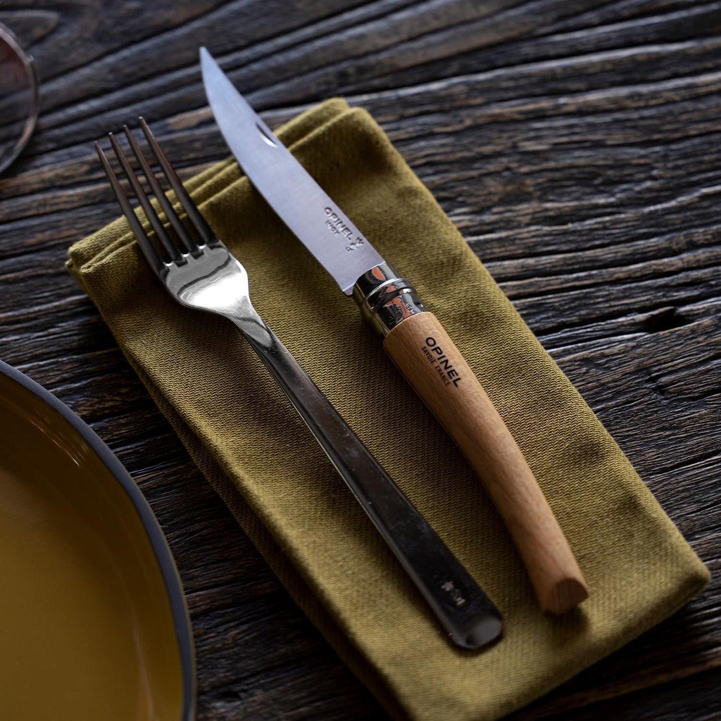 Effile Slimline Series Folding Fillet Knife – Slim Blade Folding Knife, Virobloc Locking Collar, Sustainably Harvested Wood Handles, Updated Blade Profile (Beechwood/No.12)