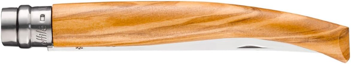 Effile Slimline Series Folding Fillet Knife – Slim Blade Folding Knife, Virobloc Locking Collar, Sustainably Harvested Wood Handles, Updated Blade Profile (Beechwood/No.12)