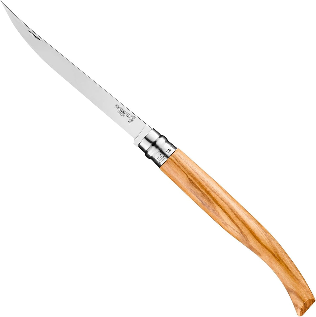 Effile Slimline Series Folding Fillet Knife – Slim Blade Folding Knife, Virobloc Locking Collar, Sustainably Harvested Wood Handles, Updated Blade Profile (Beechwood/No.12)