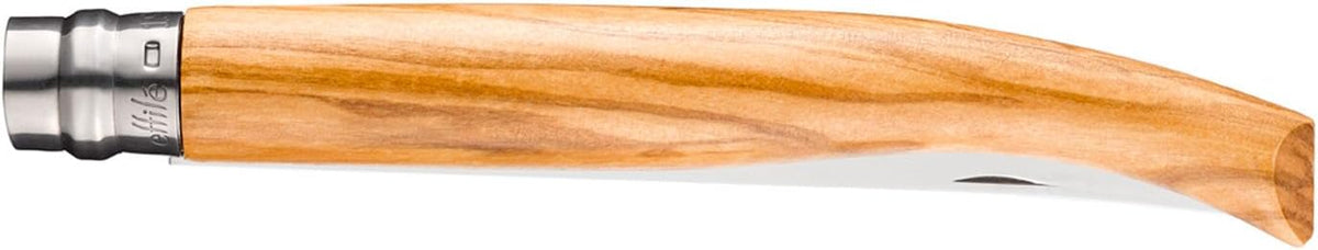 Effile Slimline Series Folding Fillet Knife – Slim Blade Folding Knife, Virobloc Locking Collar, Sustainably Harvested Wood Handles, Updated Blade Profile (Beechwood/No.12)