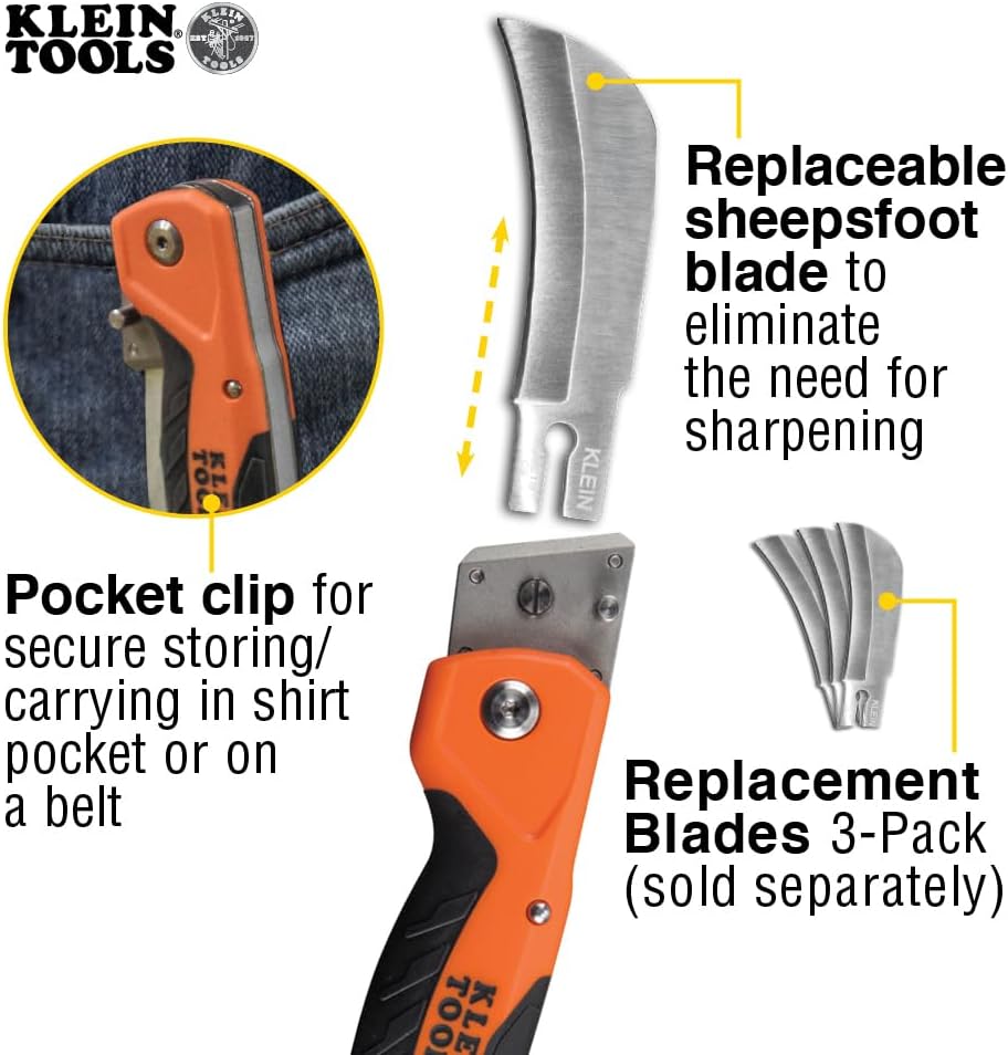 44218 Cable Skinning Utility Knife, Replaceable Blade