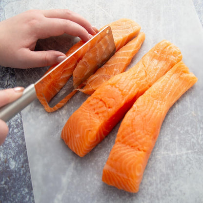 Chef’s Dicer Knife (W229), Black Handle | 5.25" Stainless Steel Blade, Black Resin Handle