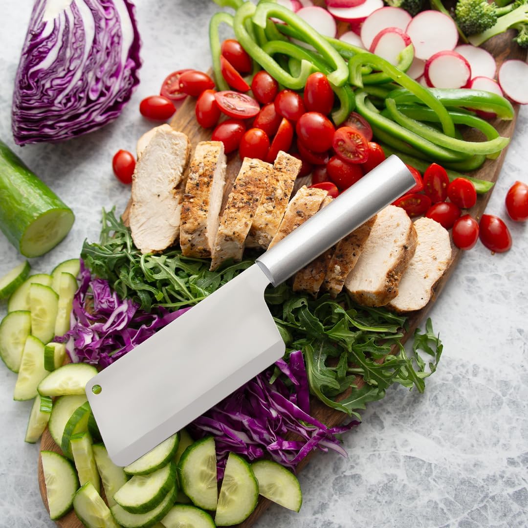 Chef’s Dicer Knife (W229), Black Handle | 5.25" Stainless Steel Blade, Black Resin Handle