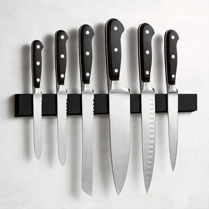 Large Magnetic Knife Strips, 24 Inch Magnetic Knife Holder for Wall | Wood