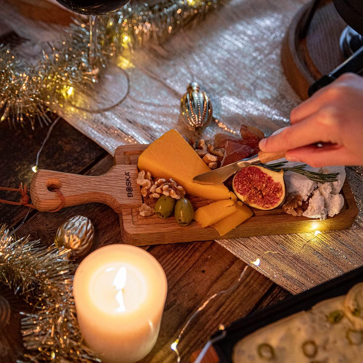 Stainless Steel Mini Cheese Knives - Oslo for All Types of Cheese - Multi-Functional Cheese Slicer - Handheld Slicer - Silver Non-Stick - Dishwasher Safe - for Kitchen Cooking