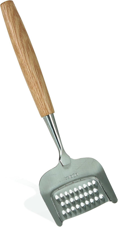 Stainless Steel Mini Cheese Knives - Oslo for All Types of Cheese - Multi-Functional Cheese Slicer - Handheld Slicer - Silver Non-Stick - Dishwasher Safe - for Kitchen Cooking