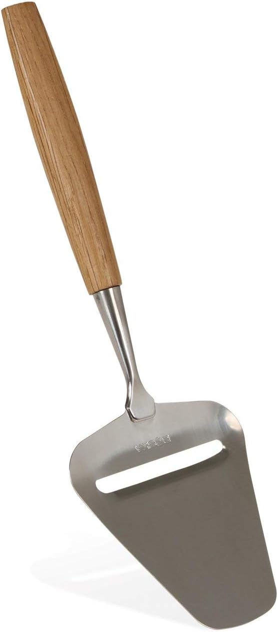 Stainless Steel Mini Cheese Knives - Oslo for All Types of Cheese - Multi-Functional Cheese Slicer - Handheld Slicer - Silver Non-Stick - Dishwasher Safe - for Kitchen Cooking