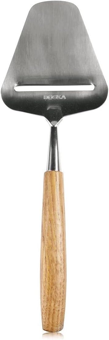 Stainless Steel Mini Cheese Knives - Oslo for All Types of Cheese - Multi-Functional Cheese Slicer - Handheld Slicer - Silver Non-Stick - Dishwasher Safe - for Kitchen Cooking