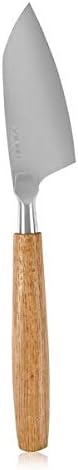Stainless Steel Mini Cheese Knives - Oslo for All Types of Cheese - Multi-Functional Cheese Slicer - Handheld Slicer - Silver Non-Stick - Dishwasher Safe - for Kitchen Cooking