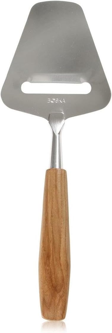 Stainless Steel Mini Cheese Knives - Oslo for All Types of Cheese - Multi-Functional Cheese Slicer - Handheld Slicer - Silver Non-Stick - Dishwasher Safe - for Kitchen Cooking