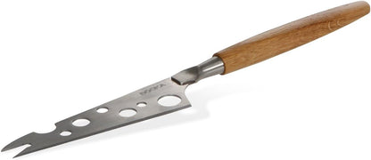 Stainless Steel Mini Cheese Knives - Oslo for All Types of Cheese - Multi-Functional Cheese Slicer - Handheld Slicer - Silver Non-Stick - Dishwasher Safe - for Kitchen Cooking