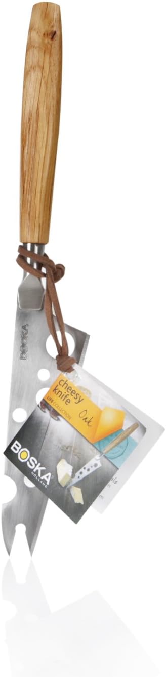 Stainless Steel Mini Cheese Knives - Oslo for All Types of Cheese - Multi-Functional Cheese Slicer - Handheld Slicer - Silver Non-Stick - Dishwasher Safe - for Kitchen Cooking