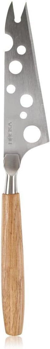 Stainless Steel Mini Cheese Knives - Oslo for All Types of Cheese - Multi-Functional Cheese Slicer - Handheld Slicer - Silver Non-Stick - Dishwasher Safe - for Kitchen Cooking