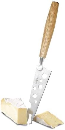 Stainless Steel Mini Cheese Knives - Oslo for All Types of Cheese - Multi-Functional Cheese Slicer - Handheld Slicer - Silver Non-Stick - Dishwasher Safe - for Kitchen Cooking