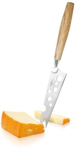 Stainless Steel Mini Cheese Knives - Oslo for All Types of Cheese - Multi-Functional Cheese Slicer - Handheld Slicer - Silver Non-Stick - Dishwasher Safe - for Kitchen Cooking