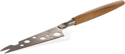 Stainless Steel Mini Cheese Knives - Oslo for All Types of Cheese - Multi-Functional Cheese Slicer - Handheld Slicer - Silver Non-Stick - Dishwasher Safe - for Kitchen Cooking