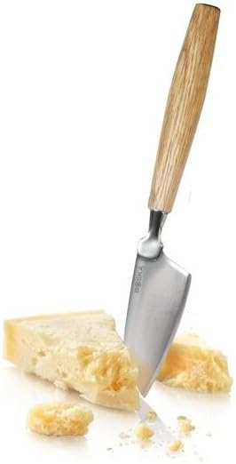 Stainless Steel Mini Cheese Knives - Oslo for All Types of Cheese - Multi-Functional Cheese Slicer - Handheld Slicer - Silver Non-Stick - Dishwasher Safe - for Kitchen Cooking