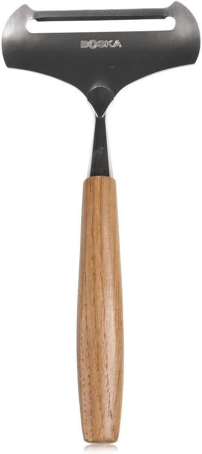 Stainless Steel Mini Cheese Knives - Oslo for All Types of Cheese - Multi-Functional Cheese Slicer - Handheld Slicer - Silver Non-Stick - Dishwasher Safe - for Kitchen Cooking