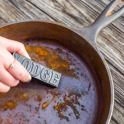 Rust Eraser - Cleaning Block - Cookware Rust Eraser - Cast Iron Restoration Block for Skillets, Griddles & Cookware
