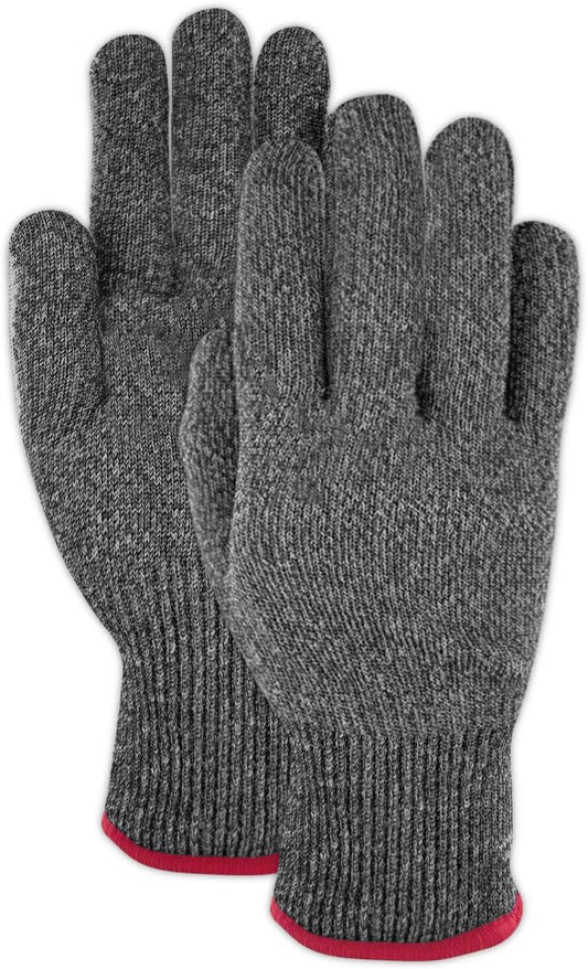 MAKO Safety ANSI Level A4 Cut-Resistant Kitchen Utility Gloves, 1 Pair, Size 12/XXXL, Salt & Pepper, MKD514