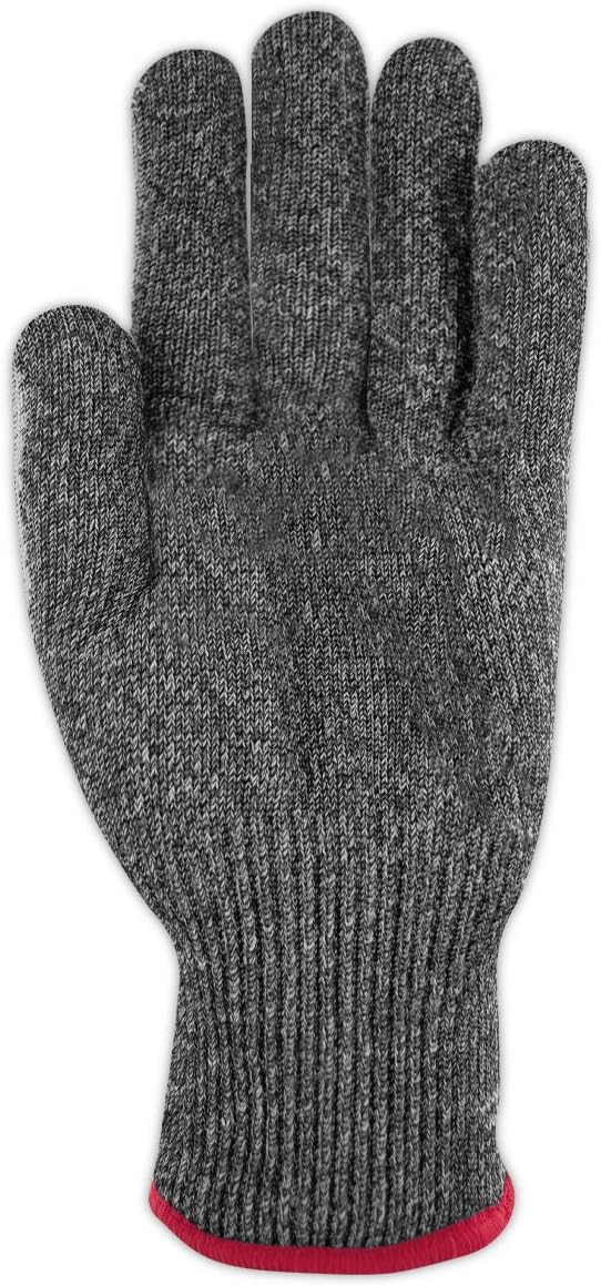 MAKO Safety ANSI Level A4 Cut-Resistant Kitchen Utility Gloves, 1 Pair, Size 12/XXXL, Salt & Pepper, MKD514