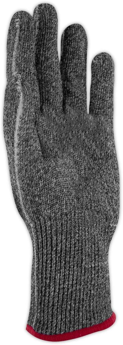MAKO Safety ANSI Level A4 Cut-Resistant Kitchen Utility Gloves, 1 Pair, Size 12/XXXL, Salt & Pepper, MKD514