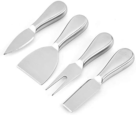 Premium Stainless Steel Cheese Tool Set - 6 Piece Cheese Knife Set - Cut, Spread All Your Favorite Cheeses