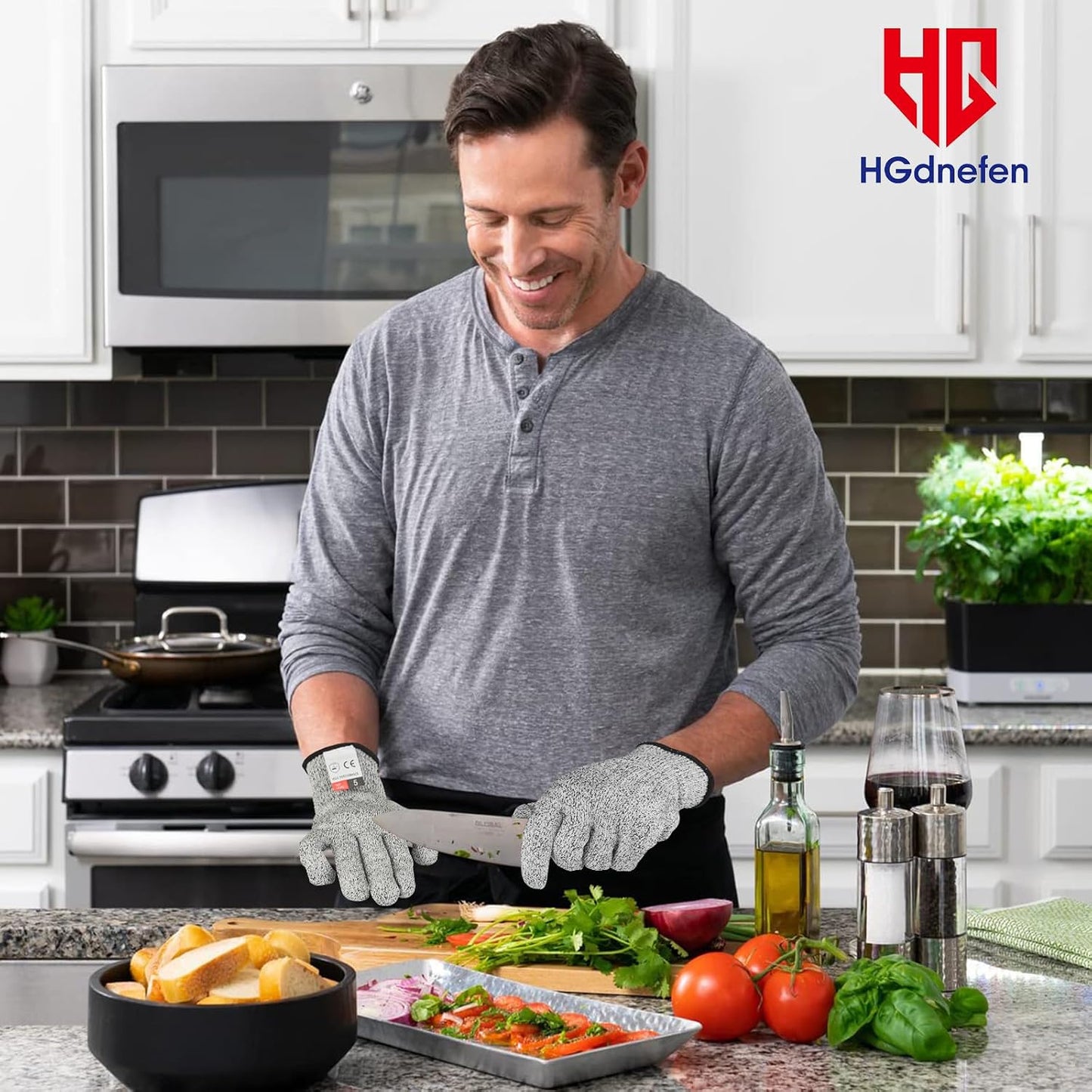 Cut Resistant Gloves — Level 5 Protection;Cooking Gloves;Cut Resistant Gloves Food Grade 2 Pair