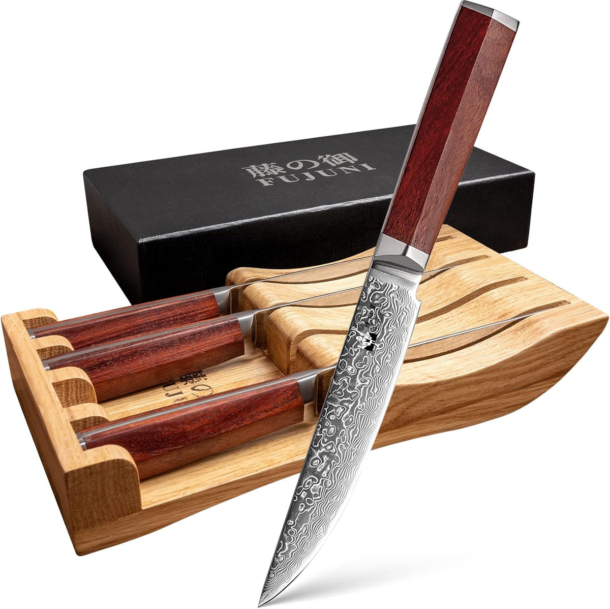 Damascus Paring Knife 3.5-inch Fruit and Vegetable Paring Knife 67-Layer Damascus with VG10 Cutting Core Peeling Knife with Full Tang Ergonomic Natural Wood Handle for Peeling