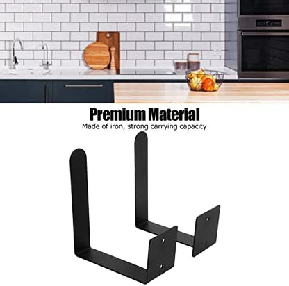 Pot Lid Organizer Rack, Wall Pot Lid Holder Hanging Cutting Board Storage Rack for Kitchen Utensil default