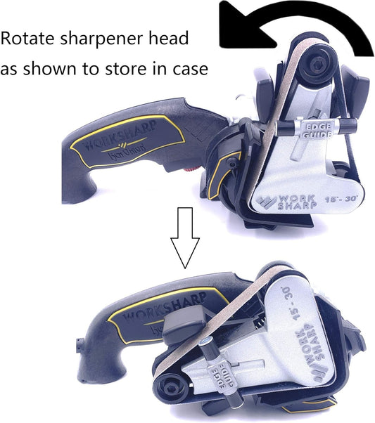 Hard EVA Protective Carrying Case for Ken Onion Knife Sharpener Tool | Hard EVA Case for Work Sharp Ken Onion Sharpener, Shock Water Crush Resistant, Scratch Splash Full Protection, Case Only