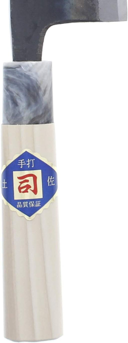 Tosa Hamono Distribution Center, Tosa Knife, Black Uchi, Funayuki Knife, White Steel, No. 1 5.9 inches (150 mm)