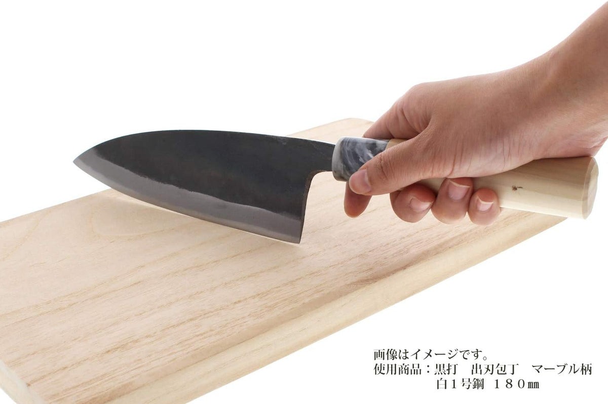 Tosa Hamono Distribution Center, Tosa Knife, Black Uchi, Funayuki Knife, White Steel, No. 1 5.9 inches (150 mm)