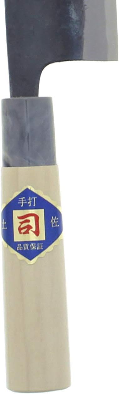 Tosa Hamono Distribution Center, Tosa Knife, Black Uchi, Funayuki Knife, White Steel, No. 1 5.9 inches (150 mm)