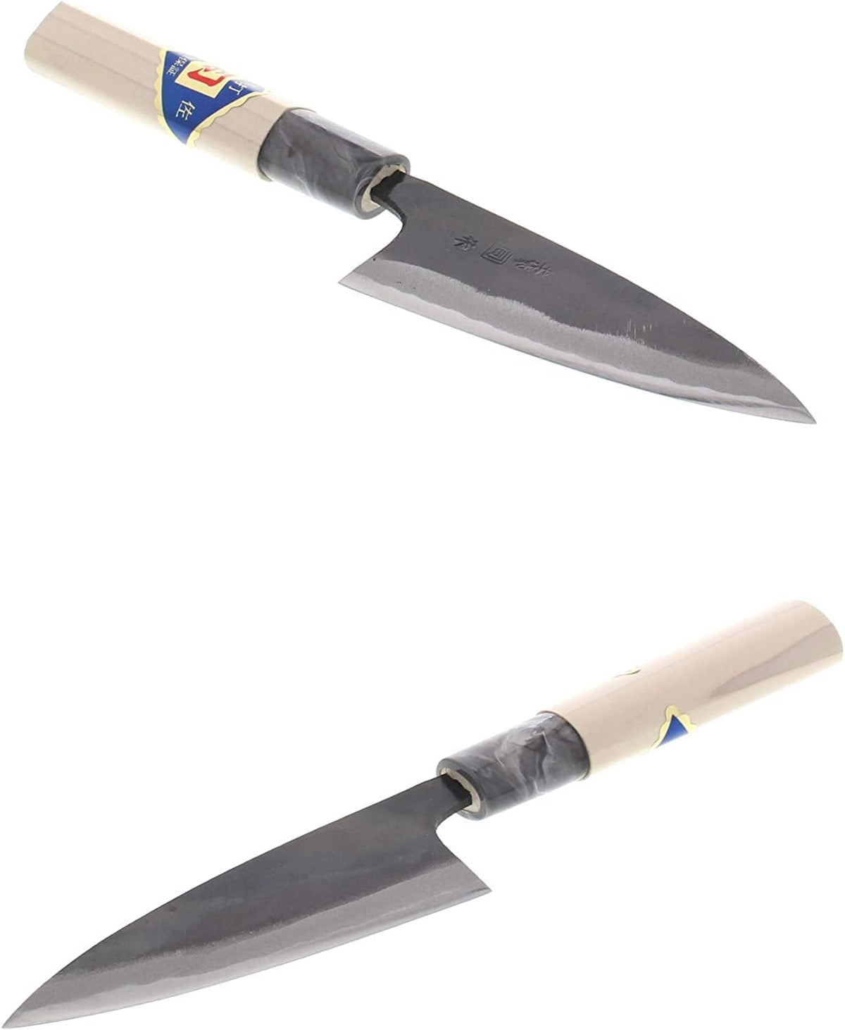 Tosa Hamono Distribution Center, Tosa Knife, Black Uchi, Funayuki Knife, White Steel, No. 1 5.9 inches (150 mm)