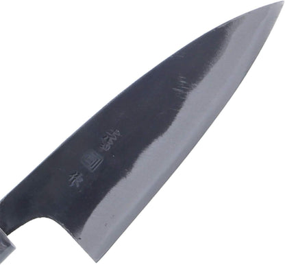 Tosa Hamono Distribution Center, Tosa Knife, Black Uchi, Funayuki Knife, White Steel, No. 1 5.9 inches (150 mm)