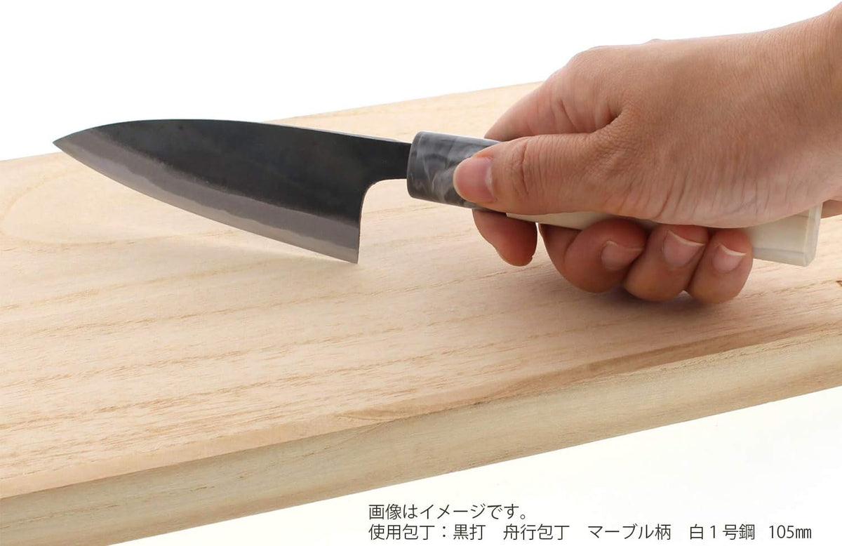 Tosa Hamono Distribution Center, Tosa Knife, Black Uchi, Funayuki Knife, White Steel, No. 1 5.9 inches (150 mm)