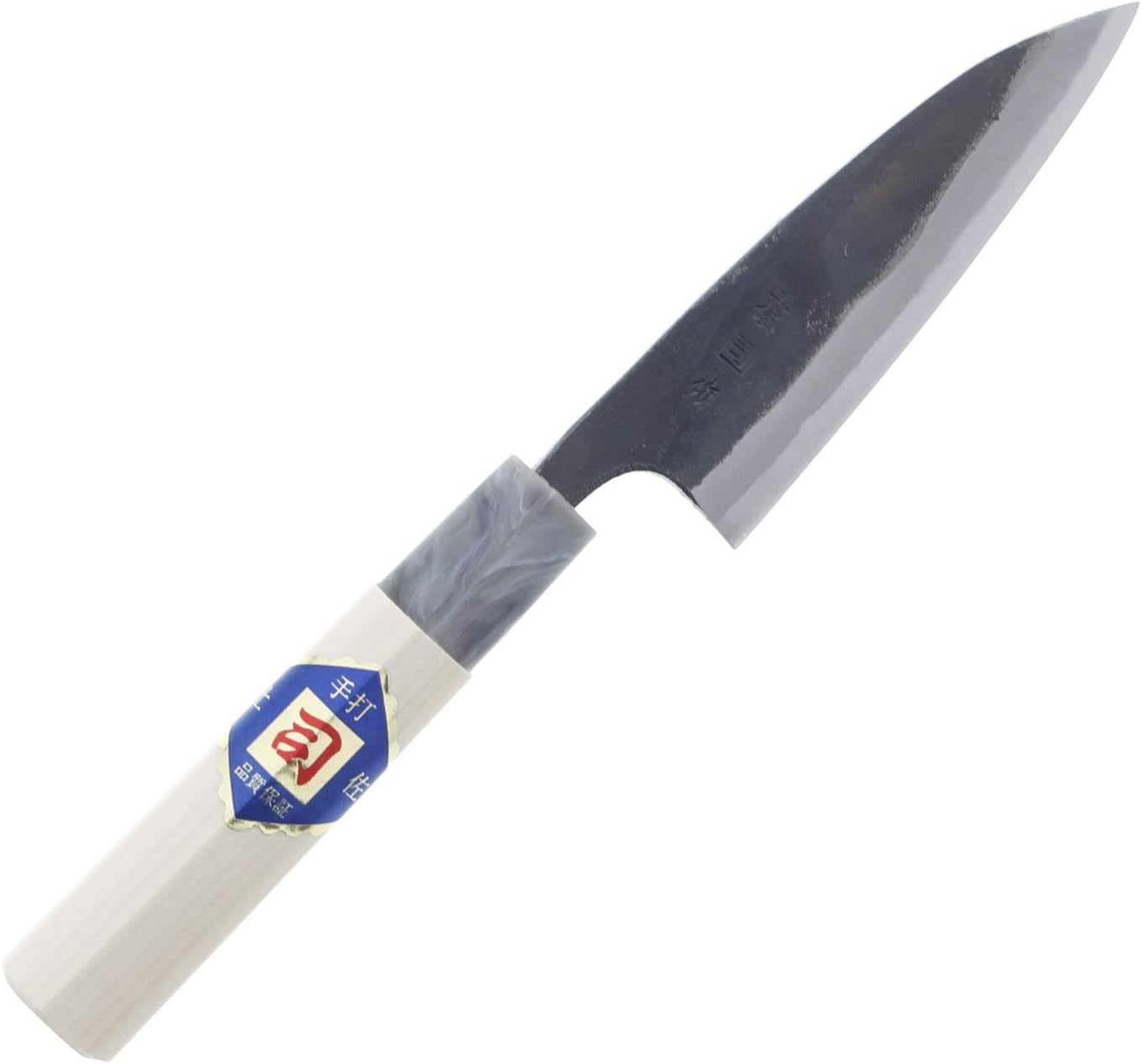 Tosa Hamono Distribution Center, Tosa Knife, Black Uchi, Funayuki Knife, White Steel, No. 1 5.9 inches (150 mm)