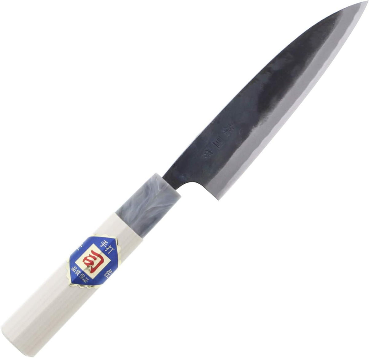 Tosa Hamono Distribution Center, Tosa Knife, Black Uchi, Funayuki Knife, White Steel, No. 1 5.9 inches (150 mm)