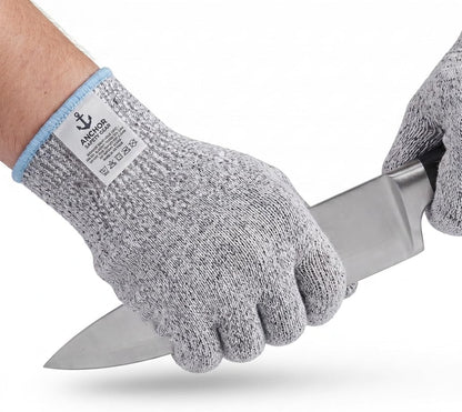 Premium Level 9 Cut Resistant Gloves for Food Prep, Butcher, Fish Cleaning, Meat Cutting, Mandoline