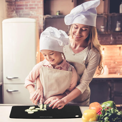 Dishwasher Safe Cutting Board for Kitchen - Large Non Plastic Wood Composite Cutting Board, Thin Lightweight Wood Fiber Chopping Board, Heat Resistant up to 350°F, Knife Friendly, 14.5 x 11.25 Inch