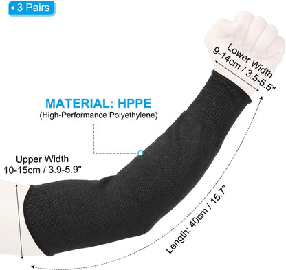 Cut Resistant Sleeve Arm Safety Protectors Sleeves Forearm Sleeve HPPE Level 5 Protection