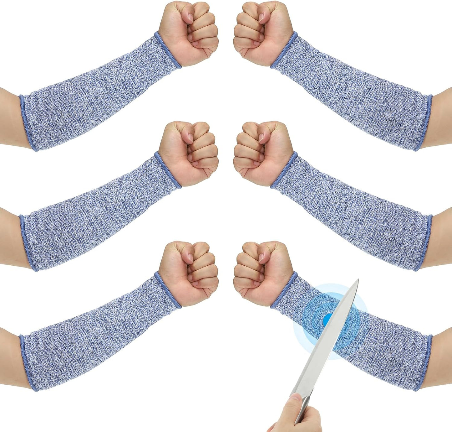 Cut Resistant Sleeve Arm Safety Protectors Sleeves Forearm Sleeve HPPE Level 5 Protection